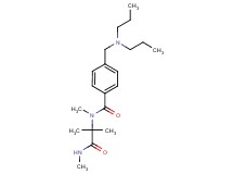 N-[1,1-dimethyl-2-(methylamino)-2-oxoethyl]-4-[(dipropylamino)methyl]-N-methylbenzamide