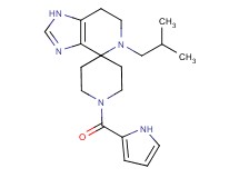 5-isobutyl-1'-(1H-pyrrol-2-ylcarbonyl)-1,5,6,7-tetrahydrospiro[imidazo[4,5-c]pyridine-4,4'-piperidine]