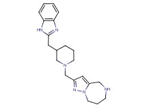 2-{[3-(1H-benzimidazol-2-ylmethyl)-1-piperidinyl]methyl}-5,6,7,8-tetrahydro-4H-pyrazolo[1,5-a][1,4]diazepine