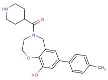 7-(4-methylphenyl)-4-(piperidin-4-ylcarbonyl)-2,3,4,5-tetrahydro-1,4-benzoxazepin-9-ol