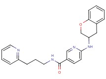 6-(3,4-dihydro-2H-chromen-3-ylamino)-N-(3-pyridin-2-ylpropyl)nicotinamide