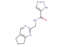 N-(6,7-dihydro-5H-cyclopenta[d]pyrimidin-2-ylmethyl)-1H-1,2,3-triazole-5-carboxamide