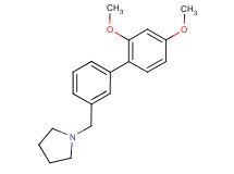 1-[(2',4'-dimethoxybiphenyl-3-yl)methyl]pyrrolidine
