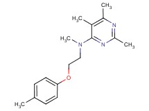 N,2,5,6-tetramethyl-N-[2-(4-methylphenoxy)ethyl]pyrimidin-4-amine