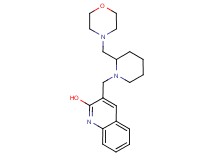 3-{[2-(4-morpholinylmethyl)-1-piperidinyl]methyl}-2-quinolinol
