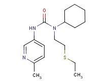 N-cyclohexyl-N-[2-(ethylthio)ethyl]-N'-(6-methyl-3-pyridinyl)urea hydrochloride