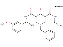 1-benzyl-N-ethyl-N'-[(1R)-1-(3-methoxyphenyl)ethyl]-4-oxo-1,4-dihydro-3,5-pyridinedicarboxamide