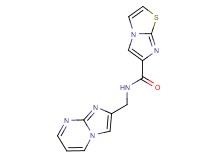 N-(imidazo[1,2-a]pyrimidin-2-ylmethyl)imidazo[2,1-b][1,3]thiazole-6-carboxamide
