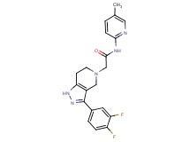 2-[3-(3,4-difluorophenyl)-1,4,6,7-tetrahydro-5H-pyrazolo[4,3-c]pyridin-5-yl]-N-(5-methylpyridin-2-yl)acetamide
