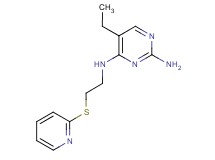 5-ethyl-N~4~-[2-(pyridin-2-ylthio)ethyl]pyrimidine-2,4-diamine