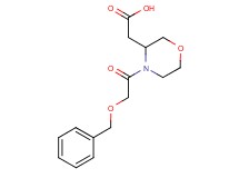 {4-[(benzyloxy)acetyl]-3-morpholinyl}acetic acid