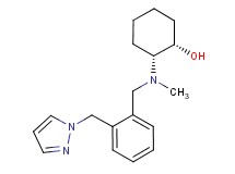 (1S*,2R*)-2-{methyl[2-(1H-pyrazol-1-ylmethyl)benzyl]amino}cyclohexanol