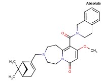 10-(3,4-dihydro-2(1H)-isoquinolinylcarbonyl)-3-{[(1R,5S)-6,6-dimethylbicyclo[3.1.1]hept-2-en-2-yl]methyl}-9-methoxy-2,3,4,5-tetrahydropyrido[1,2-d][1,4]diazepin-7(1H)-one