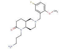 rel-(4aS,8aR)-1-(3-aminopropyl)-6-(5-fluoro-2-methoxybenzyl)octahydro-1,6-naphthyridin-2(1H)-one dihydrochloride