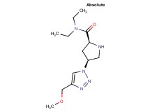 (4S)-N,N-diethyl-4-[4-(methoxymethyl)-1H-1,2,3-triazol-1-yl]-L-prolinamide