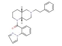 (4aR*,8aS*)-6-(2-phenylethyl)-1-[2-(1H-pyrazol-1-yl)benzoyl]decahydro-1,6-naphthyridine