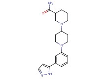 1'-[3-(1H-pyrazol-5-yl)phenyl]-1,4'-bipiperidine-3-carboxamide