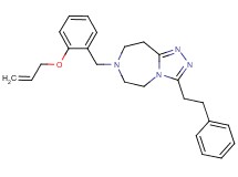 7-[2-(allyloxy)benzyl]-3-(2-phenylethyl)-6,7,8,9-tetrahydro-5H-[1,2,4]triazolo[4,3-d][1,4]diazepine