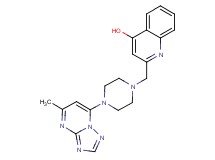 2-{[4-(5-methyl[1,2,4]triazolo[1,5-a]pyrimidin-7-yl)piperazin-1-yl]methyl}quinolin-4-ol