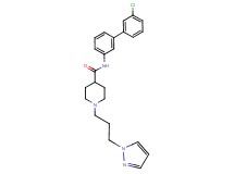 N-(3'-chloro-3-biphenylyl)-1-[3-(1H-pyrazol-1-yl)propyl]-4-piperidinecarboxamide