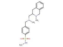 N-methyl-4-({methyl[(2-methyl-1,2,3,4-tetrahydro-3-isoquinolinyl)methyl]amino}methyl)benzenesulfonamide