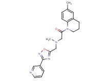 N-methyl-2-(6-methyl-3,4-dihydroquinolin-1(2H)-yl)-2-oxo-N-[(3-pyridin-3-yl-1,2,4-oxadiazol-5-yl)methyl]ethanamine