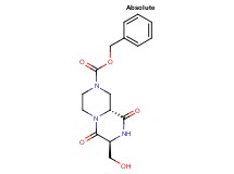 benzyl (7S,9aR)-7-(hydroxymethyl)-6,9-dioxooctahydro-2H-pyrazino[1,2-a]pyrazine-2-carboxylate
