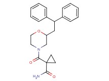 1-{[2-(2,2-diphenylethyl)-4-morpholinyl]carbonyl}cyclopropanecarboxamide