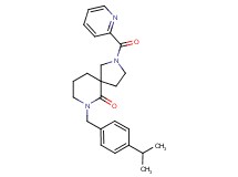 7-(4-isopropylbenzyl)-2-(2-pyridinylcarbonyl)-2,7-diazaspiro[4.5]decan-6-one