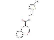 N-[2-(5-methyl-2-thienyl)ethyl]-2,3,4,5-tetrahydro-1-benzoxepine-4-carboxamide