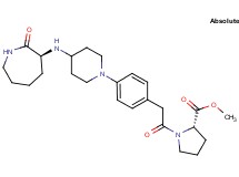 methyl 1-{[4-(4-{[(3S)-2-oxo-3-azepanyl]amino}-1-piperidinyl)phenyl]acetyl}-L-prolinate