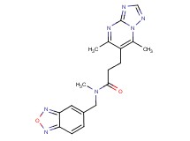 N-(2,1,3-benzoxadiazol-5-ylmethyl)-3-(5,7-dimethyl[1,2,4]triazolo[1,5-a]pyrimidin-6-yl)-N-methylpropanamide