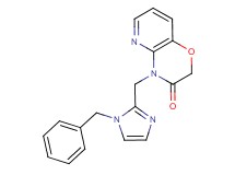 4-[(1-benzyl-1H-imidazol-2-yl)methyl]-2H-pyrido[3,2-b][1,4]oxazin-3(4H)-one