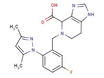 5-[2-(3,5-dimethyl-1H-pyrazol-1-yl)-5-fluorobenzyl]-4,5,6,7-tetrahydro-1H-imidazo[4,5-c]pyridine-4-carboxylic acid