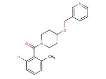 3-({[1-(2-chloro-6-methylbenzoyl)piperidin-4-yl]oxy}methyl)pyridine