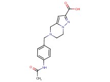 5-[4-(acetylamino)benzyl]-4,5,6,7-tetrahydropyrazolo[1,5-a]pyrazine-2-carboxylic acid