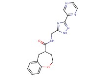 N-[(3-pyrazin-2-yl-1H-1,2,4-triazol-5-yl)methyl]-2,3,4,5-tetrahydro-1-benzoxepine-4-carboxamide
