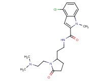 4-chloro-N-(2-{1-[2-(dimethylamino)ethyl]-5-oxopyrrolidin-2-yl}ethyl)-1-methyl-1H-indole-2-carboxamide