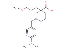 1-{[6-(dimethylamino)pyridin-3-yl]methyl}-3-(3-methoxypropyl)piperidine-3-carboxylic acid