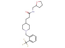 N-(tetrahydro-2-furanylmethyl)-3-{1-[2-(trifluoromethyl)benzyl]-4-piperidinyl}propanamide