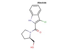 {(2R)-1-[(3-chloro-1H-indol-2-yl)carbonyl]pyrrolidin-2-yl}methanol