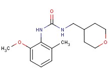 N-(2-methoxy-6-methylphenyl)-N'-(tetrahydro-2H-pyran-4-ylmethyl)urea