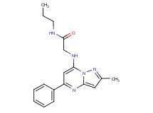 N~2~-(2-methyl-5-phenylpyrazolo[1,5-a]pyrimidin-7-yl)-N~1~-propylglycinamide