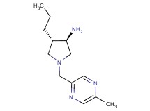 rel-(3R,4S)-1-[(5-methyl-2-pyrazinyl)methyl]-4-propyl-3-pyrrolidinamine dihydrochloride