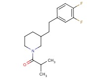 3-[2-(3,4-difluorophenyl)ethyl]-1-isobutyrylpiperidine