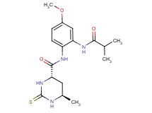 (4S*,6R*)-N-[2-(isobutyrylamino)-4-methoxyphenyl]-6-methyl-2-thioxohexahydropyrimidine-4-carboxamide