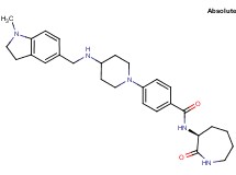 4-(4-{[(1-methyl-2,3-dihydro-1H-indol-5-yl)methyl]amino}-1-piperidinyl)-N-[(3S)-2-oxo-3-azepanyl]benzamide