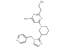 4-methyl-2-propyl-6-{3-[1-(pyridin-4-ylmethyl)-1H-imidazol-2-yl]piperidin-1-yl}pyrimidine