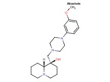 (1R,9aR)-1-{[4-(3-methoxyphenyl)piperazin-1-yl]methyl}octahydro-2H-quinolizin-1-ol