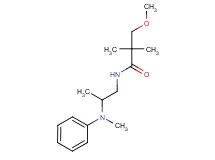 3-methoxy-2,2-dimethyl-N-{2-[methyl(phenyl)amino]propyl}propanamide